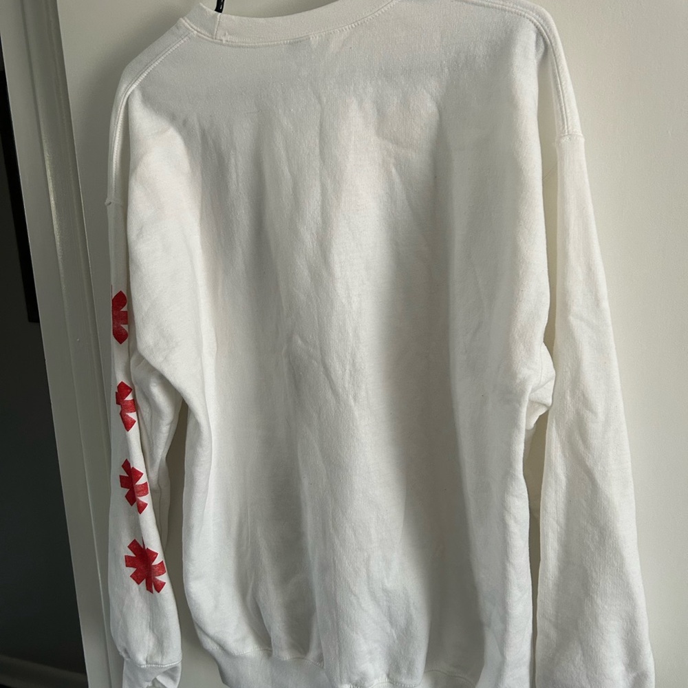RHCP Red Hot Chili Peppers white crewneck
